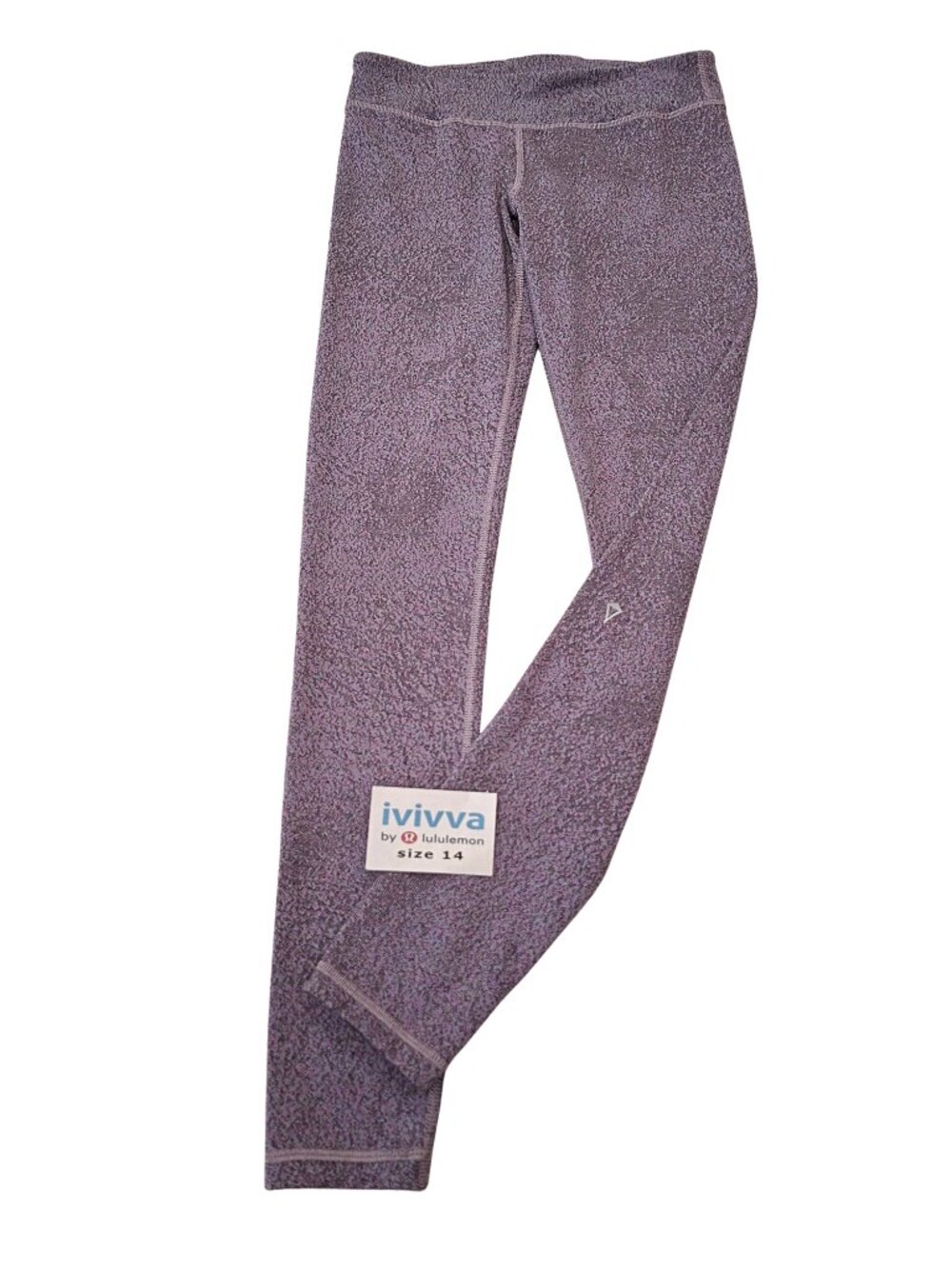 Ivivva Girl by Lululemon 🍋Full Length Purple Active Leggings size 14